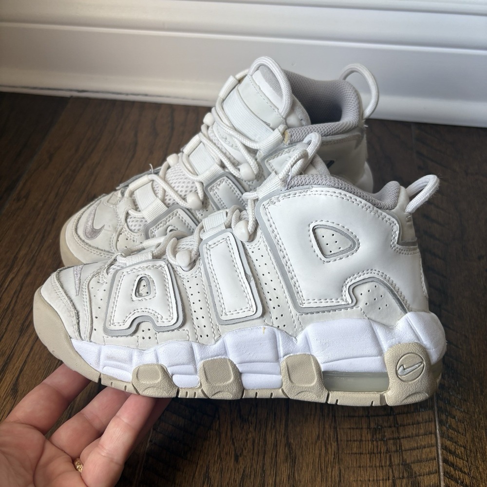 Nike Air More Uptempo GS Size 3,5Phantom Iron Ore White DM1023-001 Sneakers Shoe